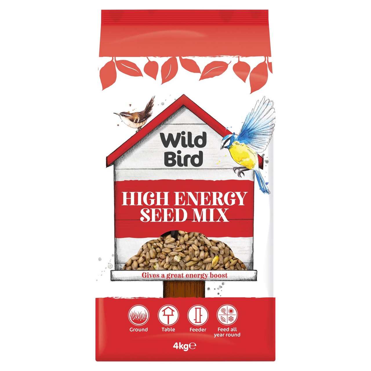 Wild Bird High Energy Seed Mix 4kg