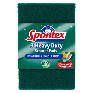 Spontex Non Scratch Sponge Scourers Super Absorbent Kitchen Cleaner