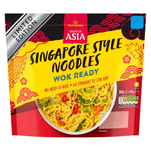 Morrisons Ready To Wok Singapore Noodles   300g