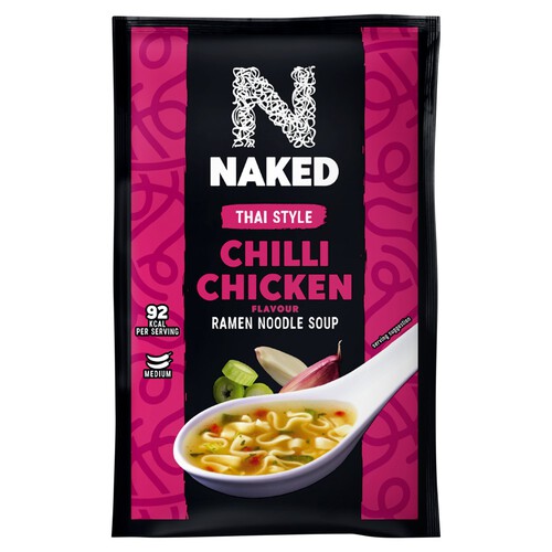 Naked Noodle Ramen Noodles Thai Chilli Chicken Soup