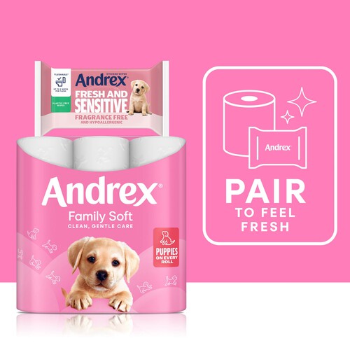 Andrex Family Soft Toilet Tissue