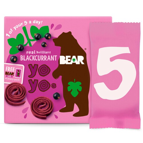 BEAR Yoyos Blackcurrant Multipack