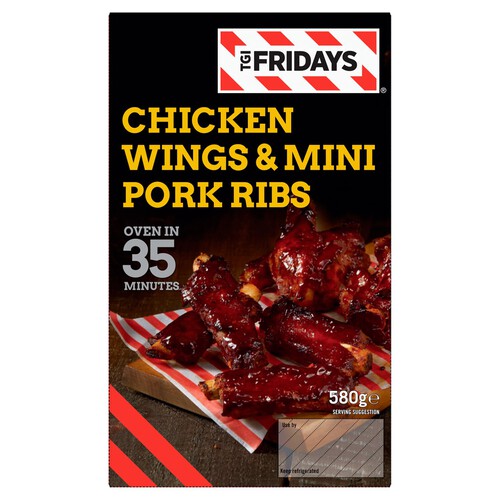 TGI Fridays Chicken Wings & Mini Pork Ribs 