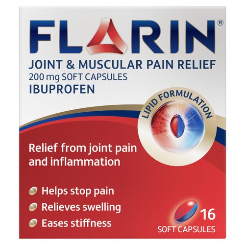 Flarin Join & Muscular Pain Relief 200Mg Capsules 