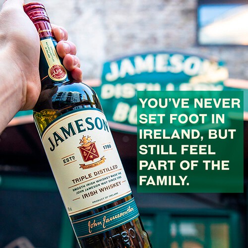 Jameson Triple Distilled Blended Irish Whiskey 