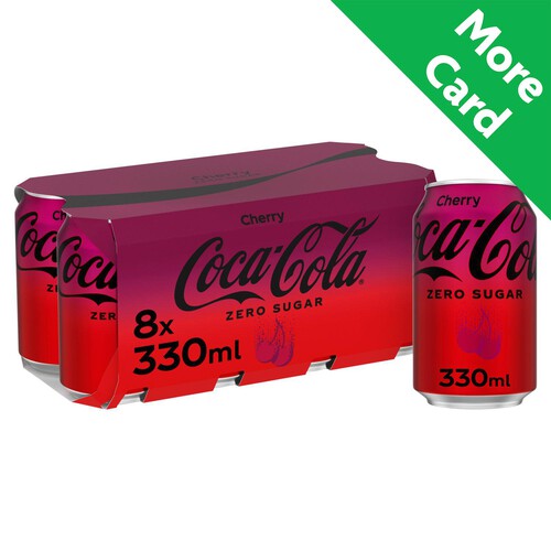 Coca-Cola Zero Sugar Cherry Cans