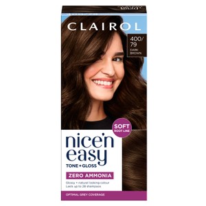 Clairol Nice'n Easy Tone + Gloss Semi Permanent Hair Dye - 400/79 Dark Brown