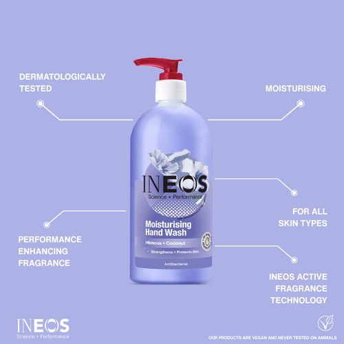 Ineos Moisturising Hand Wash Hibiscus & Coconut 