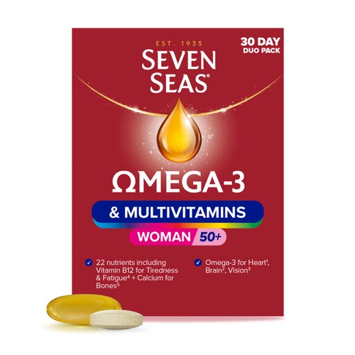 Seven Seas Omega-3 & Multivitamins Woman 50+ 30 Day Pack