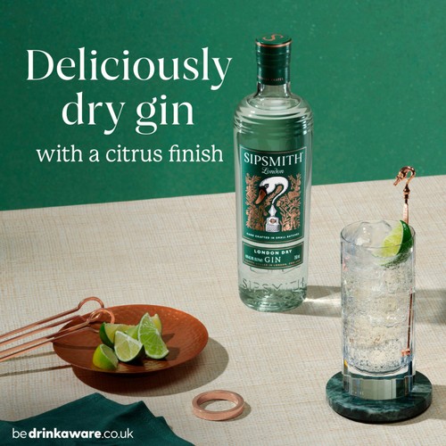 Sipsmith London Dry Gin (Abv 41.6%)   70cl