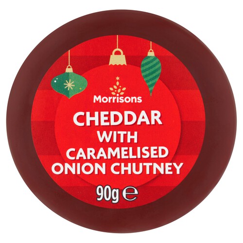 Morrisons Cheddar With Caramelised Onion Chutney Truckle 