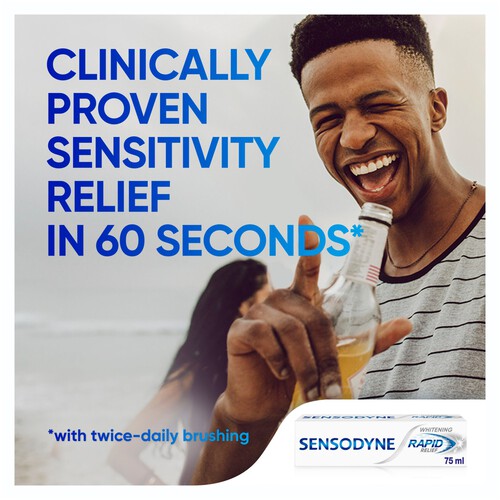 Sensodyne Rapid Relief Whitening Sensitive Teeth Toothpaste