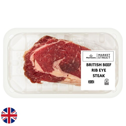 Morrisons British Prime Rib Eye Steak 293g