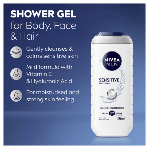 NIVEA MEN Sensitive Shower Gel