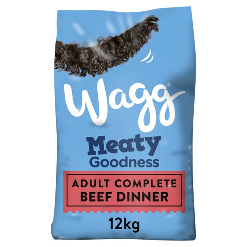 Wagg Meaty Goodness Complete Rich in Beef & Veg Dry Adult Dog Food 