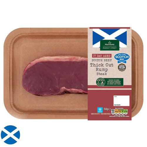 Morrisons Scottish Thick Cut Rump Steak 350g