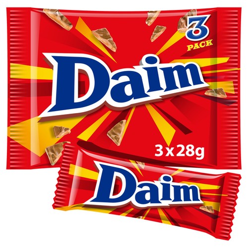 Daim Chocolate Bar 3 Pack Multipack