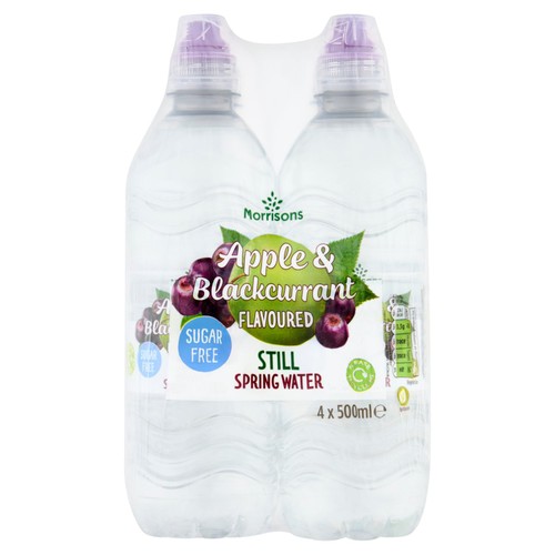 Morrisons apple blackcurrant still water