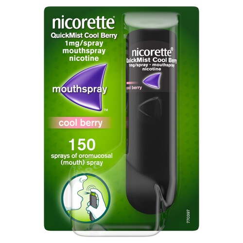 Nicorette QuickMist Cool Berry Mouthspray  (Stop Smoking Aid)