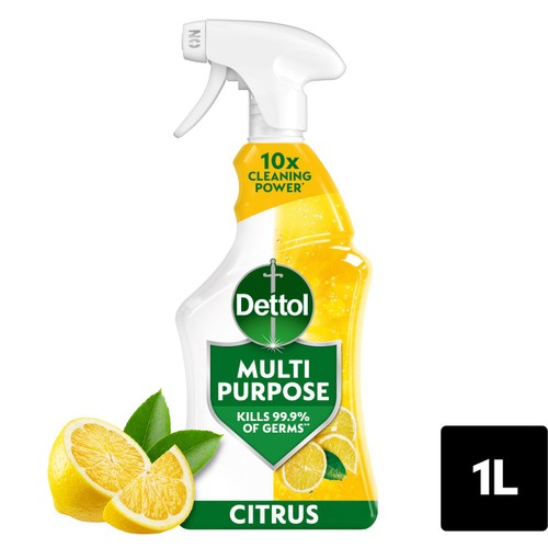 Dettol antibacterial disinfectant multi surface spray lemon lime