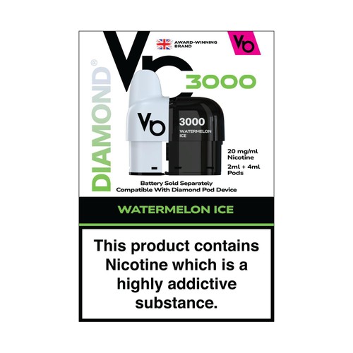 Vapes Bars Diamond 3K Pod Pack Watermelon Ice