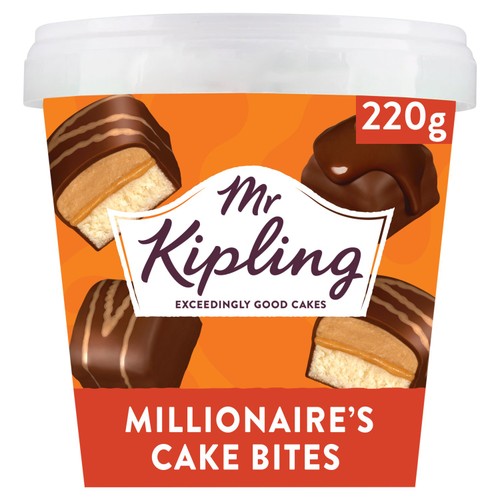 Mr Kipling Millionaires Cake Bites 220g