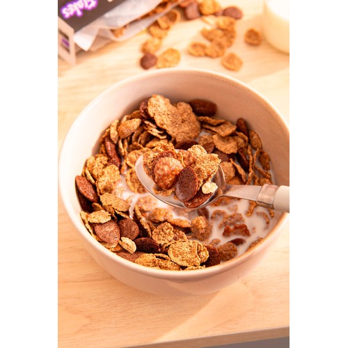 FUEL10K Chocolate Multigrain Flakes High Protein Breakfast Cereal   350g