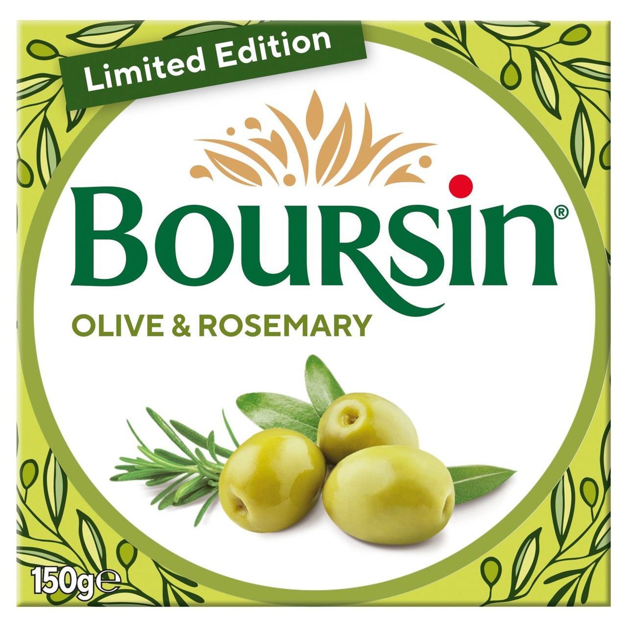 Boursin Olive & Rosemary 150g