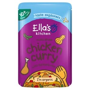 Ella's Kitchen Chicken Curry With Veggie Rice 190G