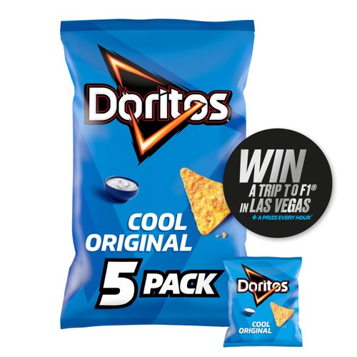 Doritos Cool Original Tortilla Chips Multipack Crisps 5x30g
