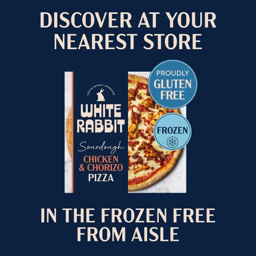 White Rabbit Chicken & Chorizo 10" Romana Pizza 380g
