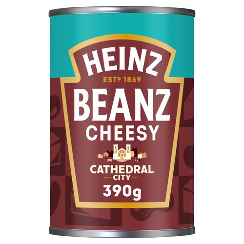 Heinz Cathedral City Cheesy Baked Beans 390g