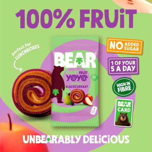 Bear Fruit Giant Blackcurrant & Apple Multipack