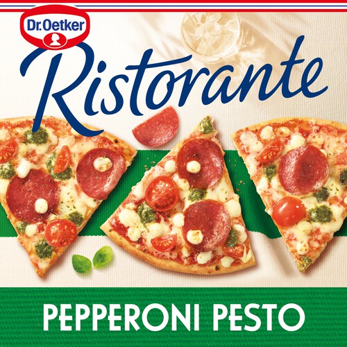 Dr. Oetker Ristorante Pepperoni, Mozzarella & Pesto Pizza