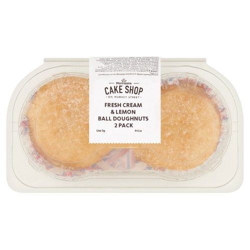 Market Street Fresh Cream & Lemon Ball Doughnuts 