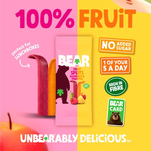 BEAR Splits Raspberry & Pineapple