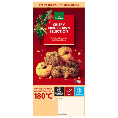 Morrisons Crispy King Prawn Selection 110g