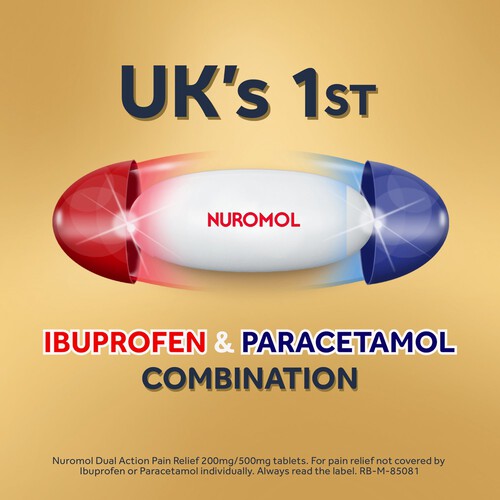 Nuromol Dual Action Pain Relief 6 Tablets