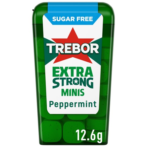 Trebor Extra Strong Minis Sugar Free Peppermint Flavour