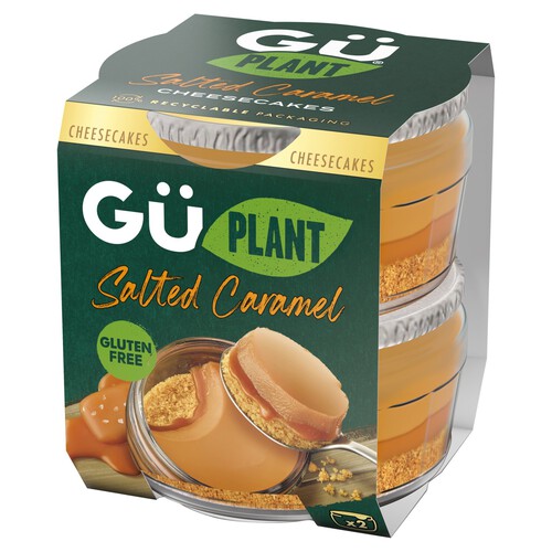 Gu Plant Salted Caramel Cheesecakes