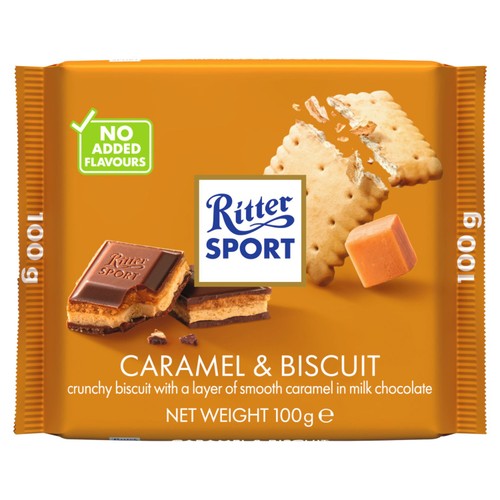 Ritter Sport Caramel Biscuit 