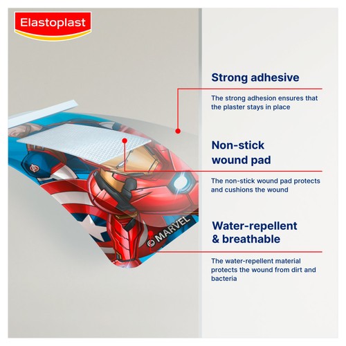 Elastoplast Marvel Kids Assorted Plasters 