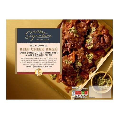 Morrisons Signature Slow Cooked Beef Cheek Ragu 660g