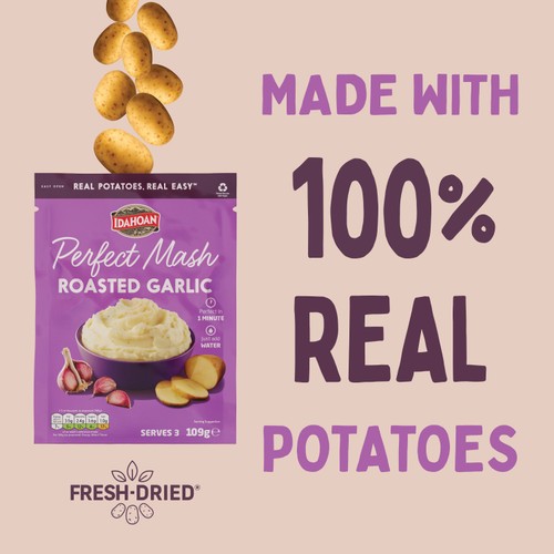 Idahoan Perfect Mash Roasted Garlic (109g)