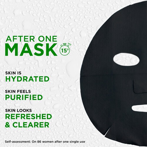 Garnier Skin Active Pure Charcoal Black Tissue Mask