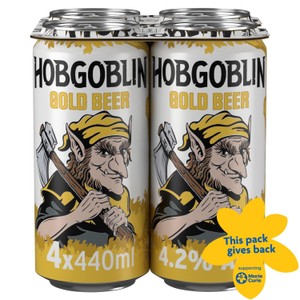 Hobgoblin Gold Ale Can Beer Multipack