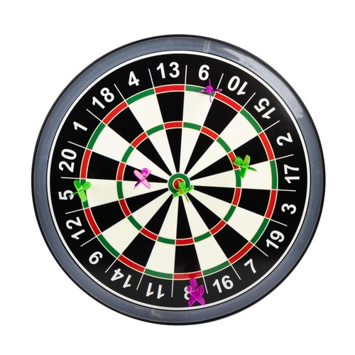 Led Dart Board With Magnetic Darts