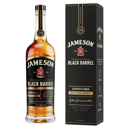 Jameson Black Barrel Triple Distilled Irish Whiskey