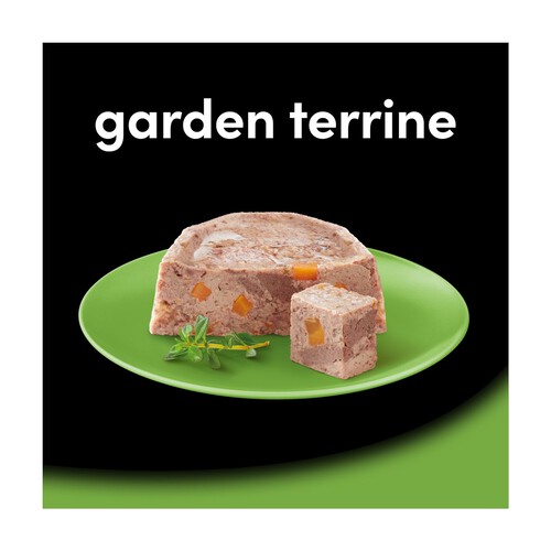 Cesar Garden Terrine Dog Food Tray Mixed in Loaf 