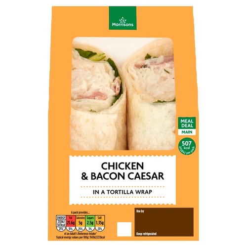 Morrisons chicken caesar wrap